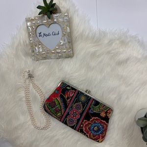 Vera Bradley Symphony in Hue Clasp Clutch Wallet